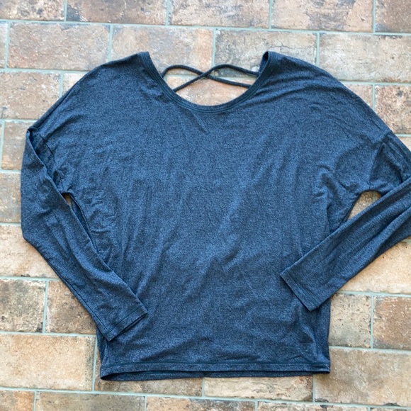 Lucy long sleeve Core-up open back yoga top - Picture 1 of 9